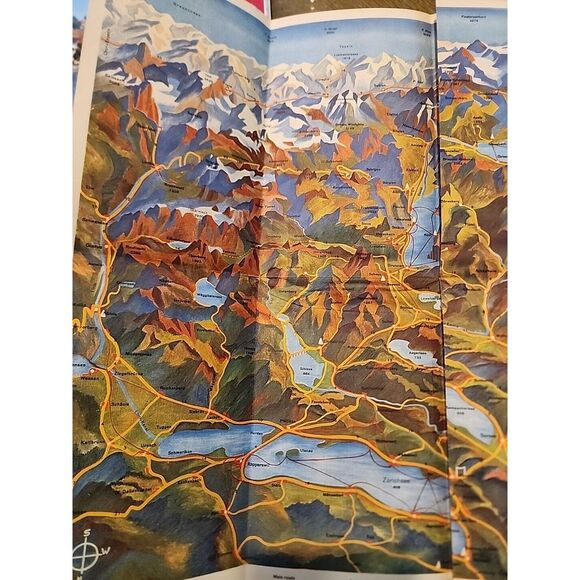 Mixed Vintage Ephemera‎ Lot Of European Travel Maps Brochures - Picture 13 of 13